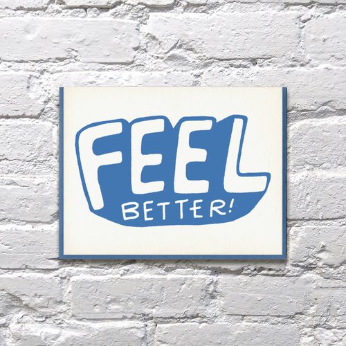 Feel Better Get Well Greeting Card