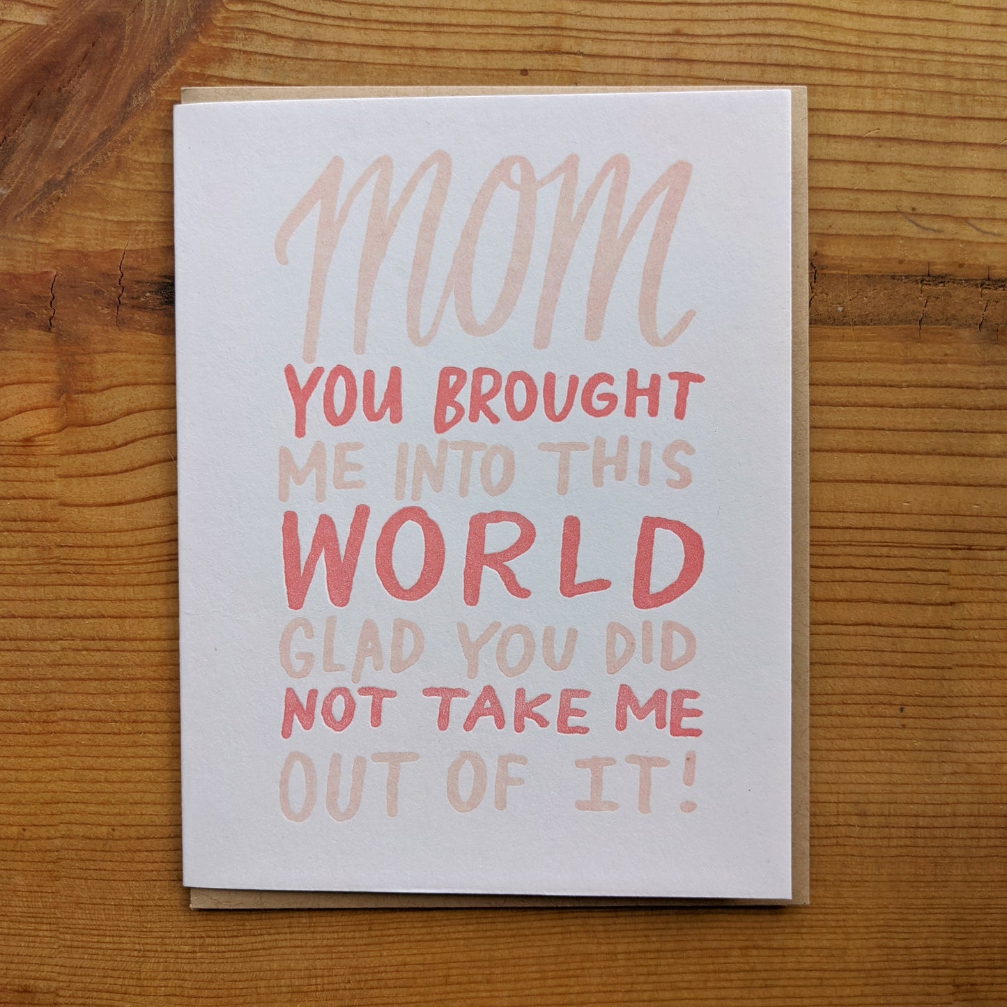 Into This World Greeting Card