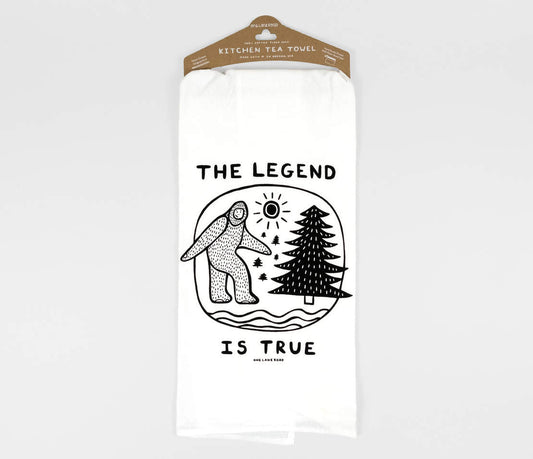 Bigfoot Tea Towel