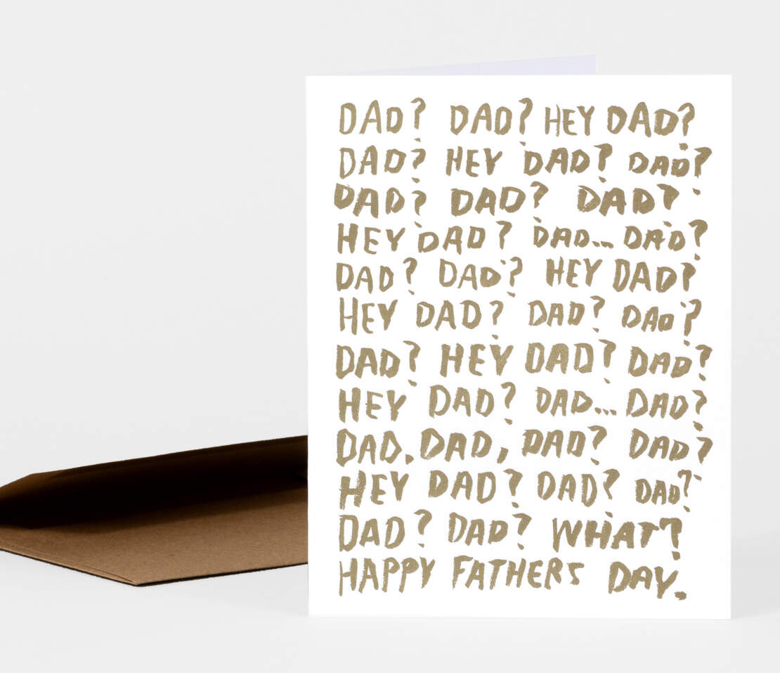 Hey Dad Greeting Card