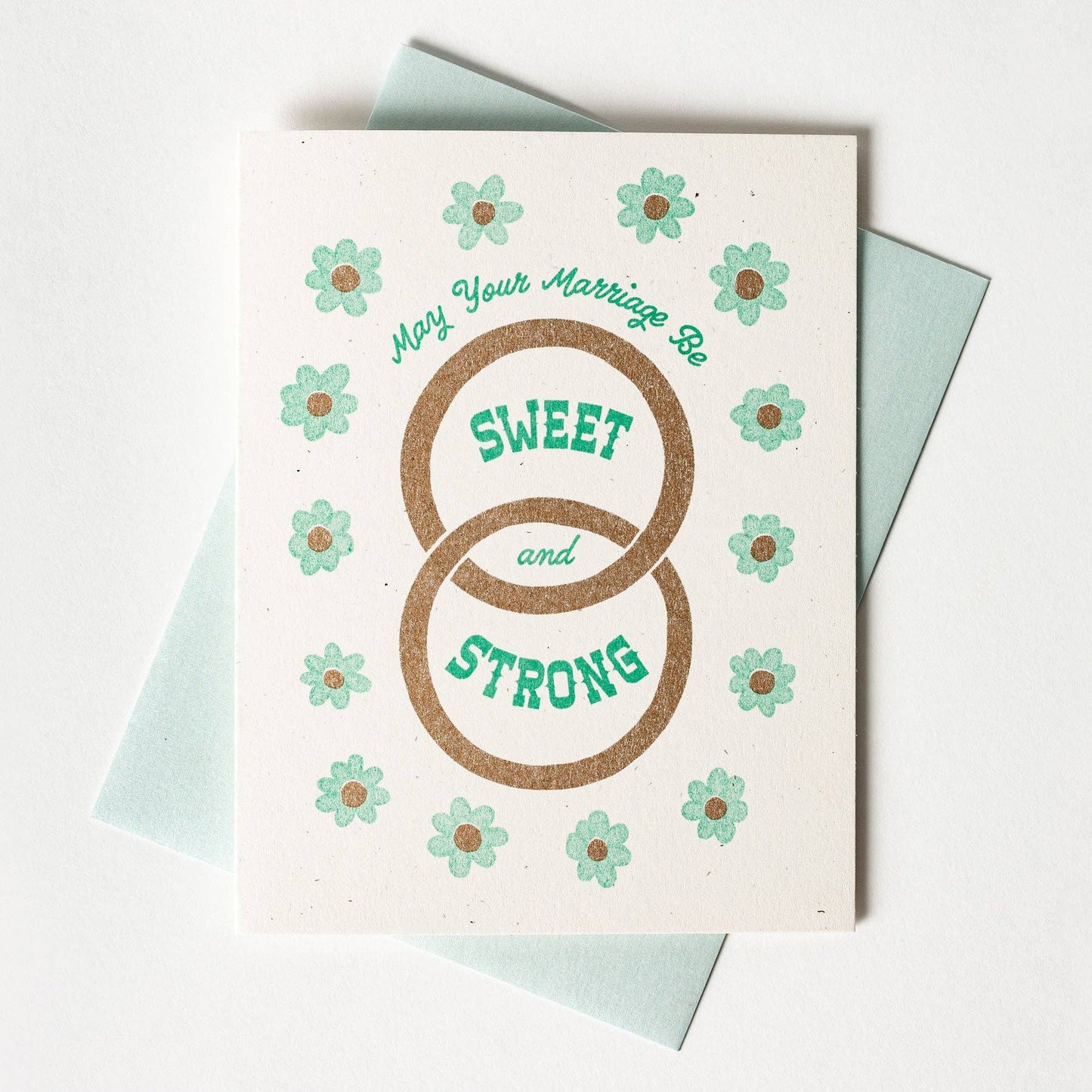 Sweet & Strong Marriage Greeting Card