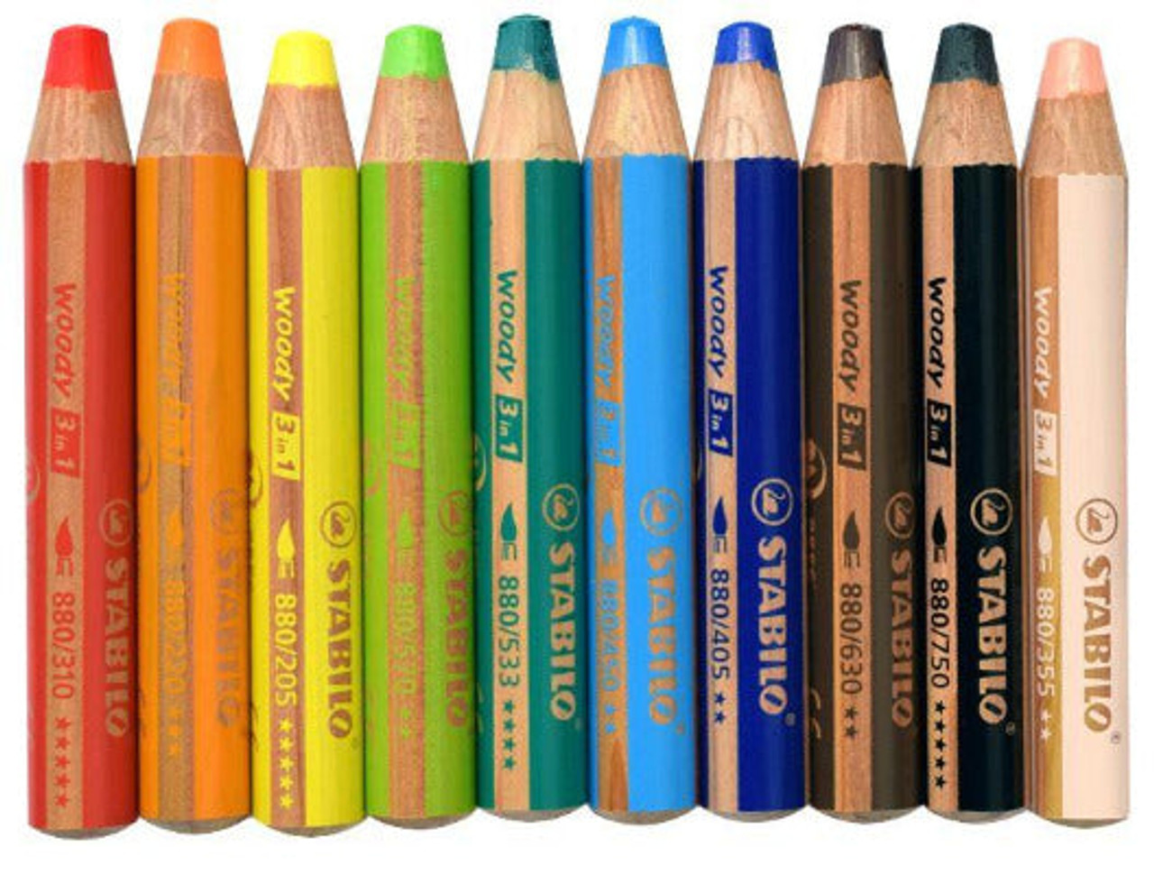 Woody 3-in-1 Pencils