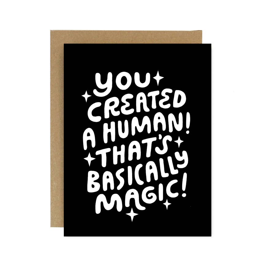 Human Magic Greeting Card