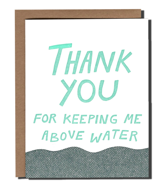 Thank You Water card
