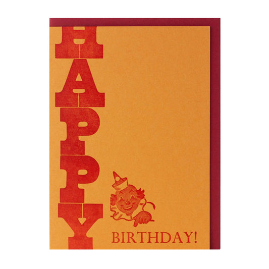 Happy Birthday (Clown) Greeting Card